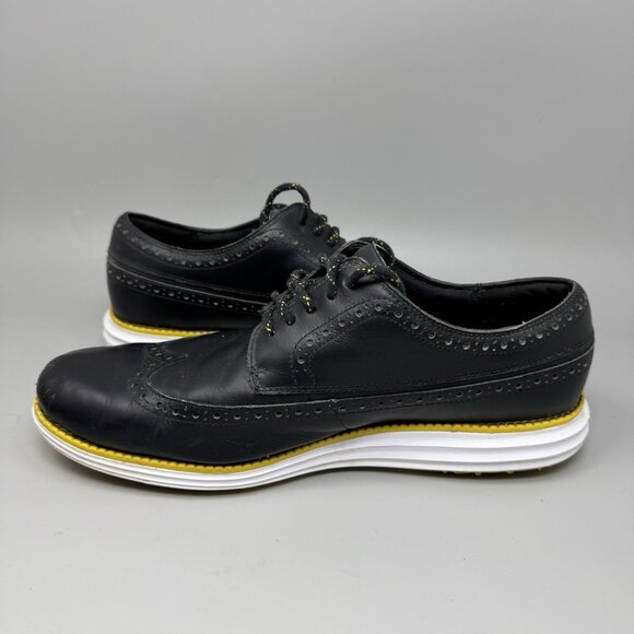 Cole Haan ØriginalGrand Golf Shoe Mens 11.5 Black Leather Lace-Up Low Top C33682 main image 7